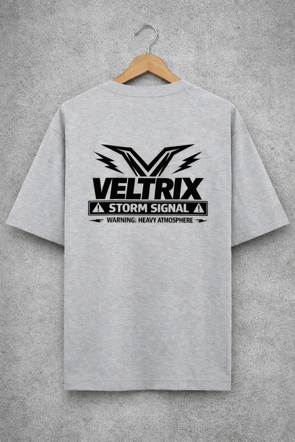 Veltrix - Storm Signal Oversized Unisex T-Shirt