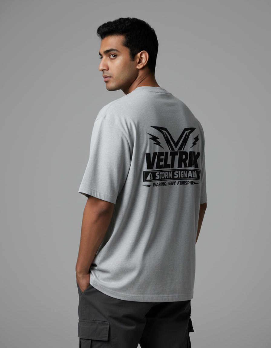 Veltrix - Storm Signal Oversized  T-Shirt