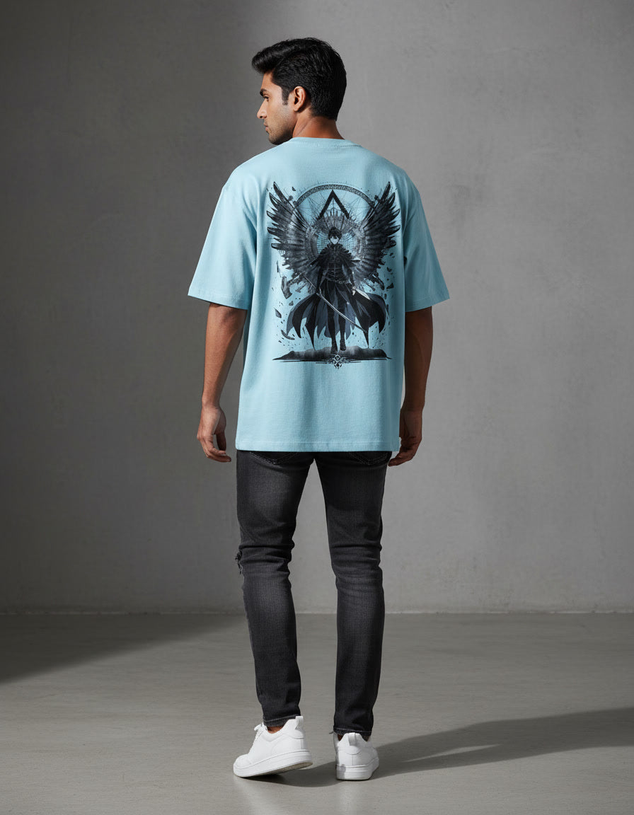 Veltrix - Winged Warrior Oversized Tee