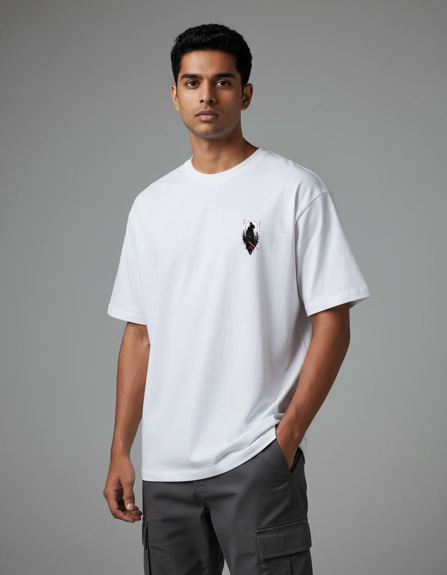 Cyber Samurai Oversized Classic T-Shirt