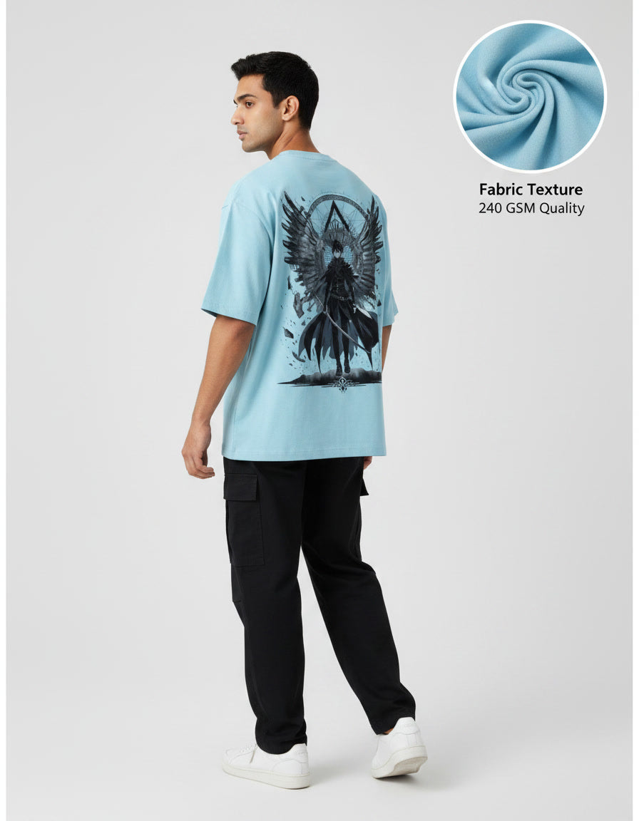 Veltrix - Winged Warrior Oversized Tee